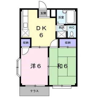 さくらハイツ【1階】の間取り