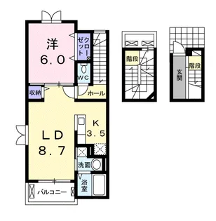 メープル シュガー【3階】の間取り