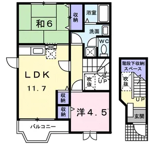 スターアリスⅤ【2階】の間取り