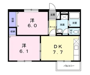 アルテール【1階】の間取り