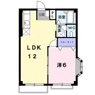 フラワーヴィレッジ【2階】の間取り