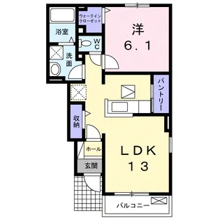 アルドールV【1階】の間取り
