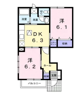 サンリット【1階】の間取り