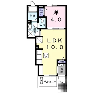 アリエッタⅠ【1階】の間取り