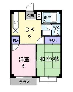アーバンハイツⅠ【2階】の間取り