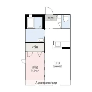 ネオシティF【2階】の間取り