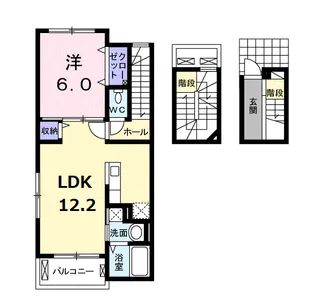 フェリーチェ エム マーレ【3階】の間取り