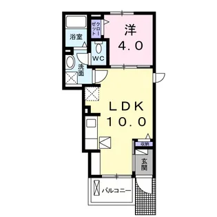 コンフォールYS【1階】の間取り