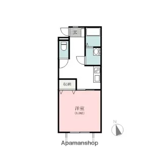 群馬県高崎市飯塚町【アパート】の間取り