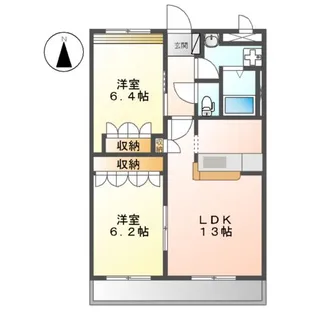 グレースマンション【1階】の間取り