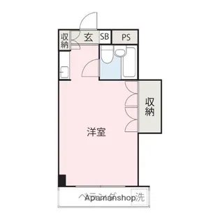 アドニス小八木【4階】の間取り