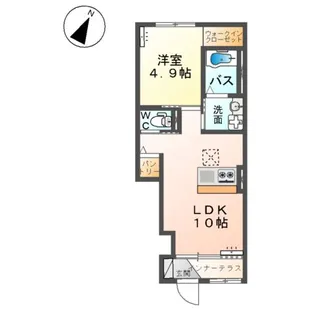 ショコラ【1階】の間取り