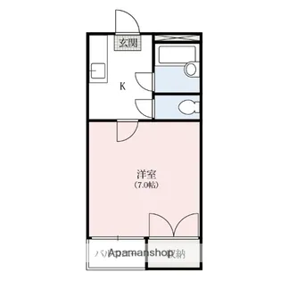 スズランハイツ中石原【2階】の間取り
