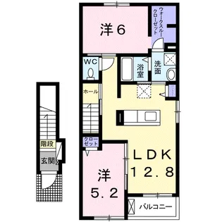 フォレスト ヒル【2階】の間取り
