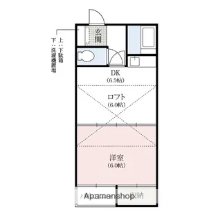 マリンハイツⅡ【2階】の間取り