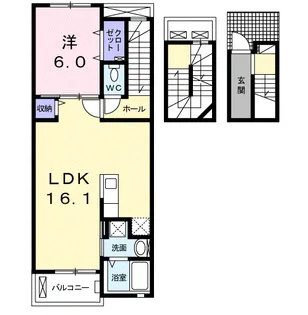 ネオ ファミール【3階】の間取り