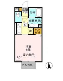 HANA SAKU【1階】の間取り