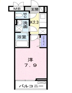 キャトルズ ソレイユ【3階】の間取り