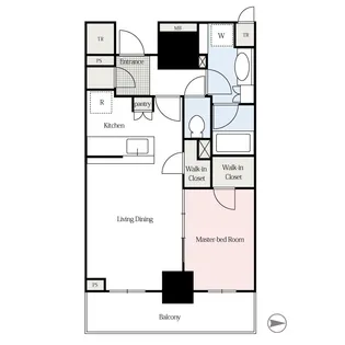 群馬県高崎市東町【マンション】の間取り