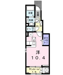 フラン ブリーズ【1階】の間取り