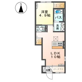 アルモニー【1階】の間取り
