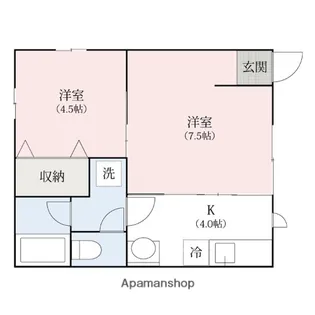 TMタウンズ【1階】の間取り