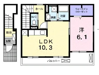 グランツ【2階】の間取り