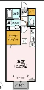 セゾン ド ジャルダン【1階】の間取り