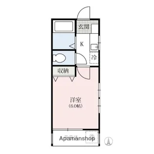 ミレニアムハイツ【1階】の間取り
