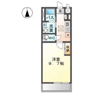 ラ ヴィータ【1階】の間取り
