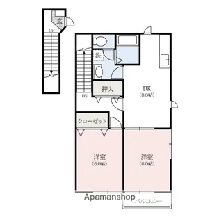 TIARAGE Ⅰ【2階】の間取り