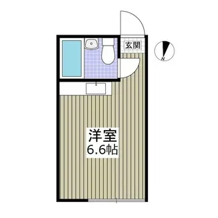 メゾンホワイト【302号室】の間取り