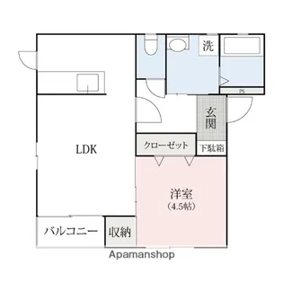 ひなた【1階】の間取り