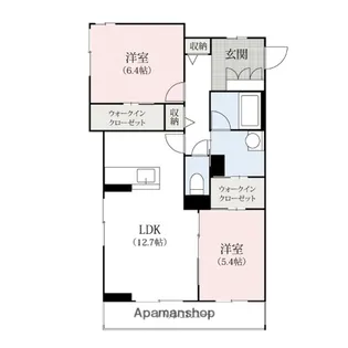 オルセーヌ【2階】の間取り