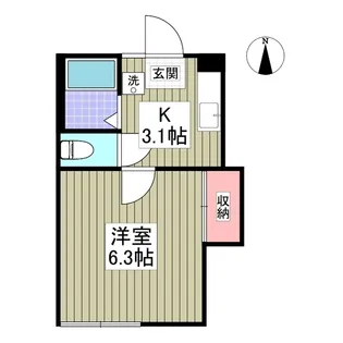 ヴィラフォルツ【1階】の間取り