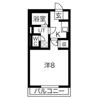 ボナールアークA【2階】の間取り
