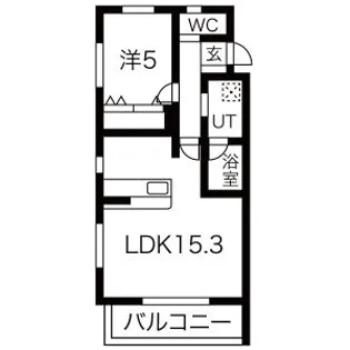 高崎栄町スターレジデンス【4階】の間取り