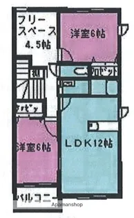 サンパティーク【2階】の間取り