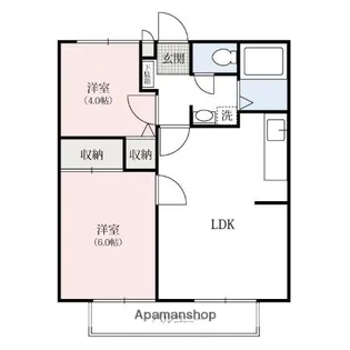 ヴィラ・フローレンスⅡ【2階】の間取り