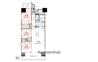 群馬県高崎市栄町【マンション】の間取り