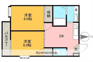 グリーンヒルN【2階】の間取り