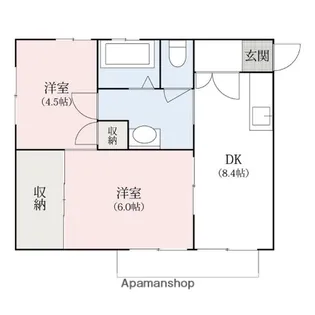 エムハイツ【1階】の間取り