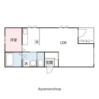 ブルーグラス【2階】の間取り
