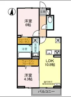 アークイースト【1階】の間取り