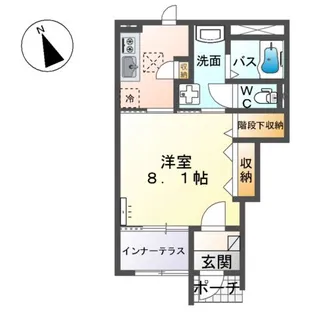 ウィステリア・Ⅱ【1階】の間取り