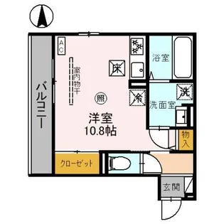 マヌール【1階】の間取り