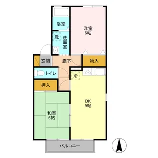 メゾン・ブランシェ B【2階】の間取り