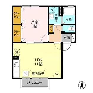 トラヴィアータ【1階】の間取り