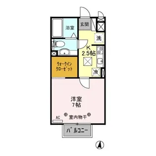 パルハイム2003 ABC【1階】の間取り