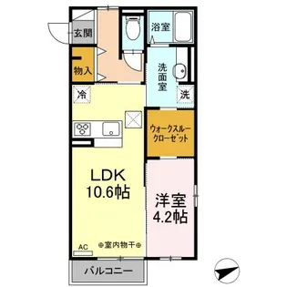 ルミナス【1階】の間取り
